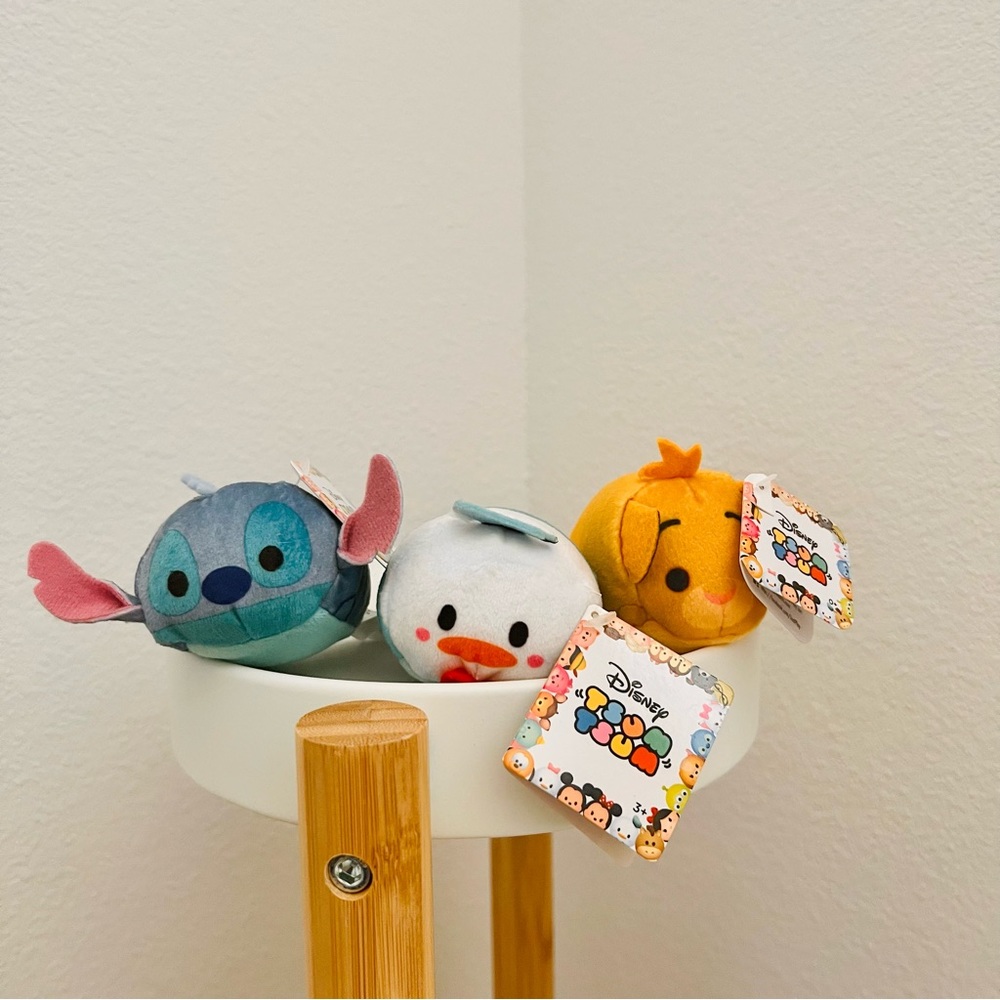3 pcs New Collectibles Disney Mini Plush Tsum Tsum
